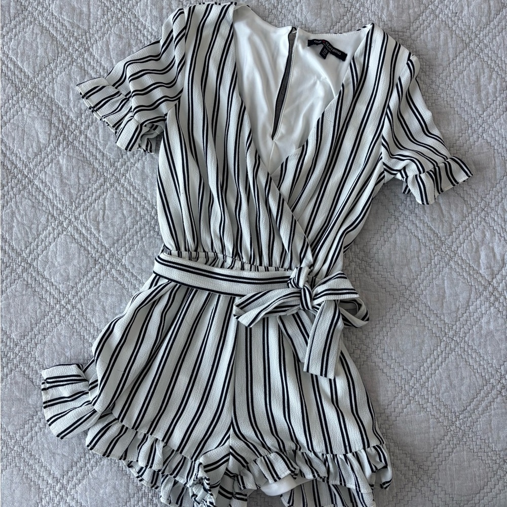 One Clothing Striped Romper